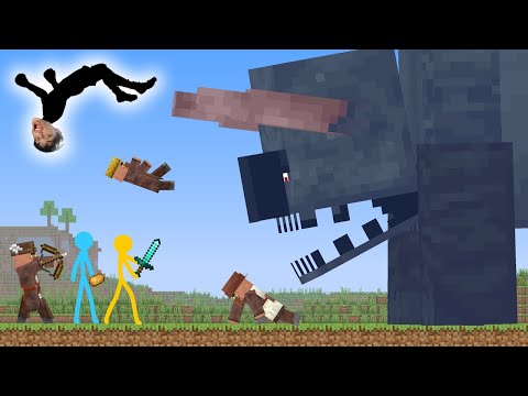 Видео: Анимация против Minecraft: Короткие Видео (Эпизод 23-24) - Реакция на Alan Becker (алан беккер)