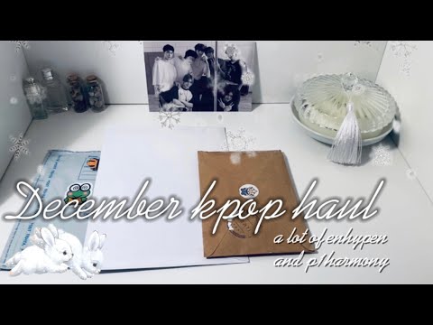 Видео: #13 распаковка кпоп стаффа enhypen,p1harmony⛄️