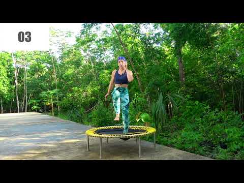 Видео: 17 минут бега трусцой и спринта Табата с прогрессирующими движениями на Bellicon Rebounder с част...