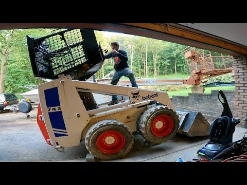 Видео: Bobcat 743, я его снова сломал