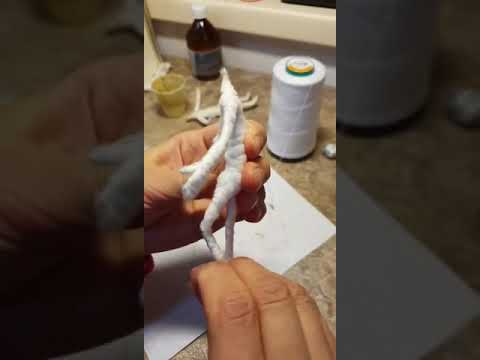 Видео: (ч.2) МК по ватной игрушке "Мальвина"