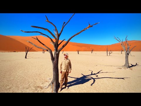 Видео: Ела в изумителната Намибия! Там, където пустинята целува океана! ЧАСТ II