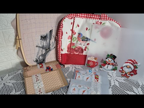 Видео: Рукодельная двухнеделька! 15.10- 28.10 + два финиша🤗   #рукоделие #вышивка #шитьё #crossstitch 