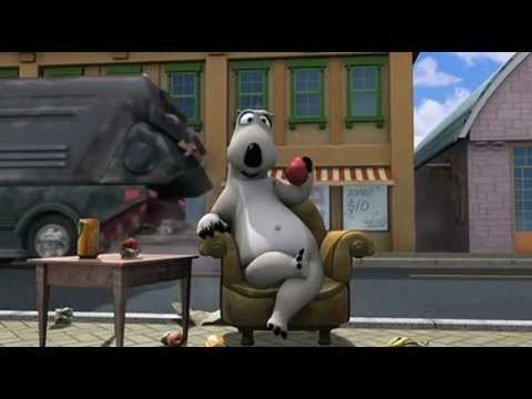 Видео: БЕРНАРД: Просмотр телевизора [Версия с уборщиком-пылесосом]