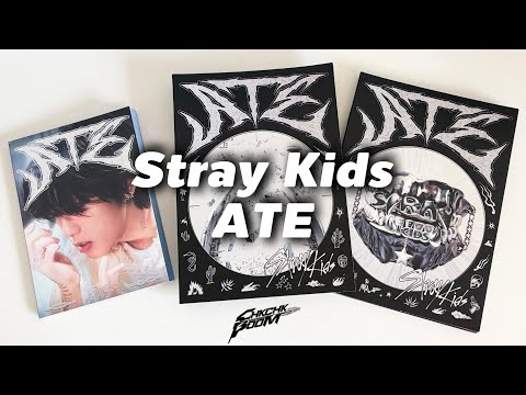 Видео: 🥠 распаковка альбомов Stray Kids - ‘Ate’ (chk chk, boom, + accordion ver.)pt.1 🖤 kpop album unboxing