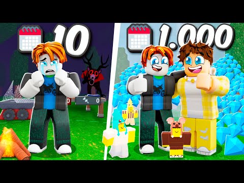 Видео: Я прокачал ПОДПИСИЧКА в 99 НОЧЕЙ в лесу ROBLOX!