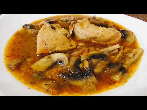 Видео: Бабушкино куриное рагу с грибами – классика, приготовленная с любовью!