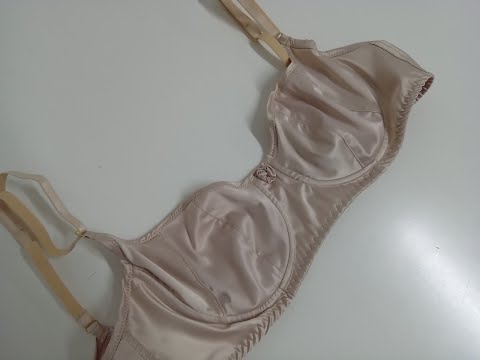 Видео: Бюстгальтер мушля із атласу