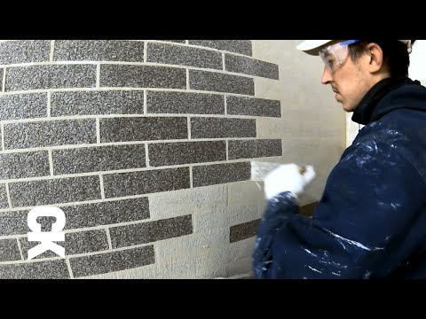Видео: Имитация кирпичной кладки быстро и легко!