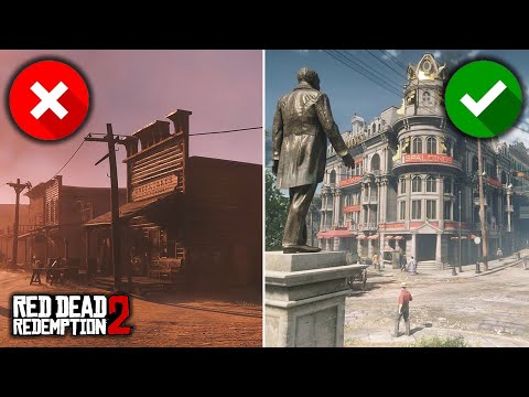 Видео: Лучшее и худшее место для жизни в RDR 2 | Топ городов