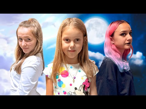 Видео: Девушка День и Девушка Ночь! Противостояние подружек Амельки!