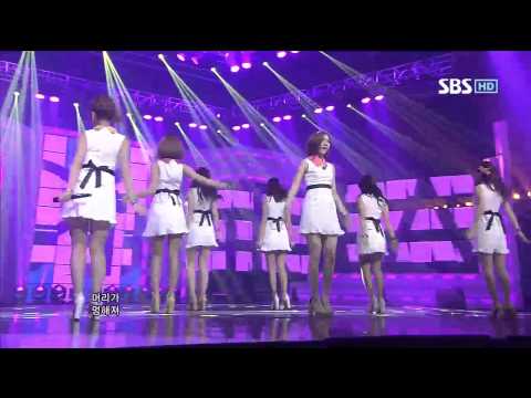 Видео: Розовая [HUSH] @SBS Inkigayo Популярная песня 20120603