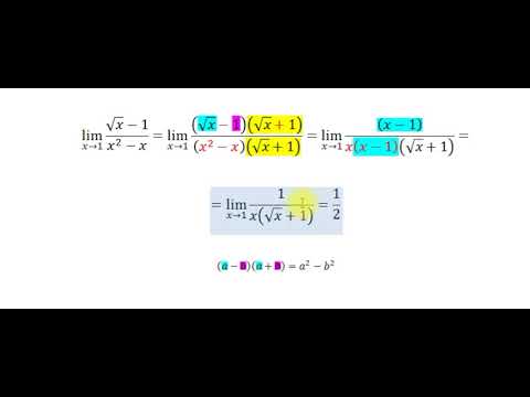 Видео: Решение задач на вычисление пределов функции