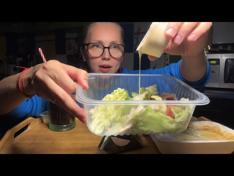 Видео: Mukbang/Мукбанг/Лазанья, Салат Цезарь/ ВОПРОС 🙋‍♀️ ОТВЕТ