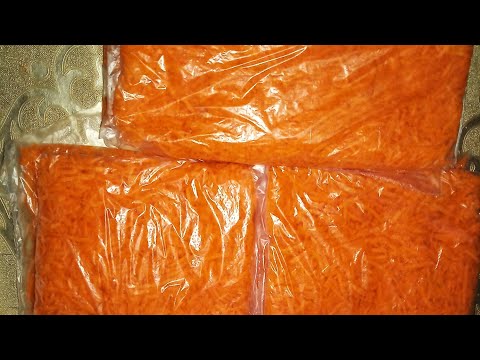 Видео: Сәбіз қатыру немесе сақтау///)