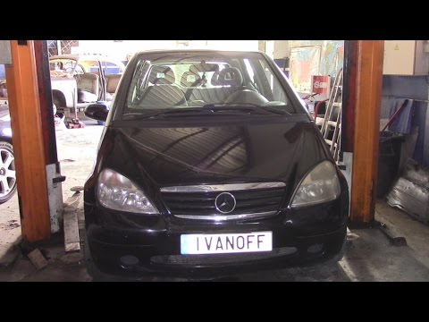 Видео: Ремонт автомобиля Mercedes W168 A170 CDI 2000г, воет мотор, замена компрессора,  посылка