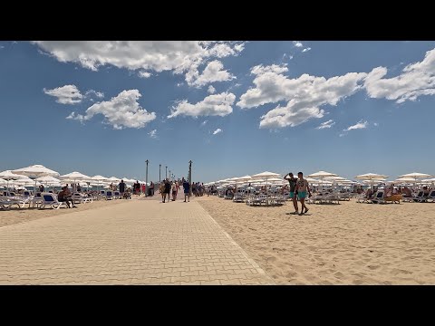 Видео: Прогулка по Солнечному Берегу, Болгария / Sunny Beach, Bulgaria