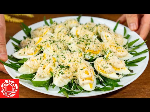 Видео: Быстрая и Нереально Вкусная Закуска из Яиц! 🤩