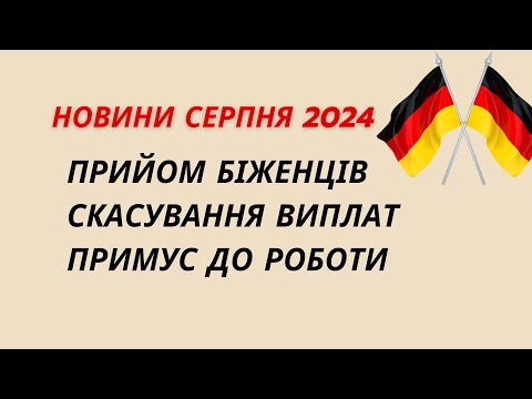 Видео: Прийом біженців в Німеччині. Скасування виплат. Примус до роботи в Німеччині