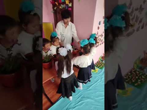 Видео: “Күншуақ” тобы ашық сабақ “Табиғатты қорғайық,аялайық”