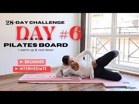 Видео: 28-дневный пилатес-тур | День 6 — для начинающих | ягодицы и пресс