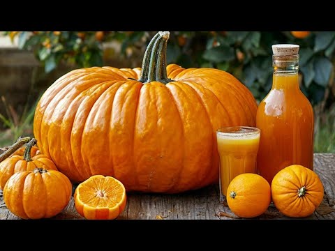 Видео: СОРОК ЛИТРОВ ВКУСНЕЙШЕГО СОКА ИЗ ОГРОМНОЙ ТЫКВЫ! БЕЗ СОКОВЫЖИМАЛКИ!