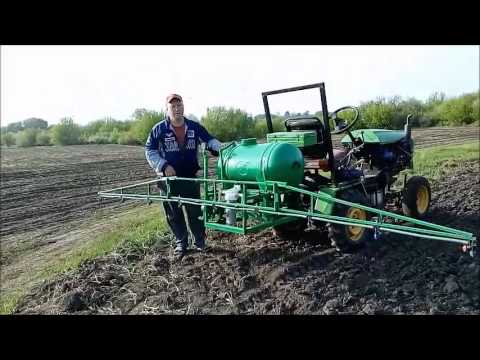 Видео: Самодельный опрыскиватель .