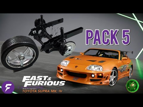 Видео: Fanhome собирает Toyota Supra MK. IV в масштабе 1/8, набор из 5 штук
