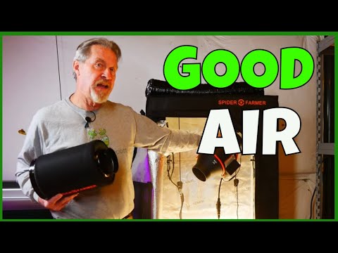 Видео: Вентиляция гроубокса (комплект гроубокса Spider Farmer SF1000)