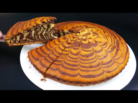 Видео: Как приготовить пирог "Зебра" на кефире. Вкус, который помнят с детства.