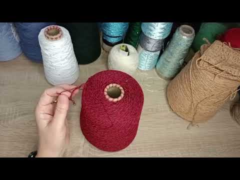 Видео: Моя бобинная пряжа. Обзор и идеи для вдохновения.