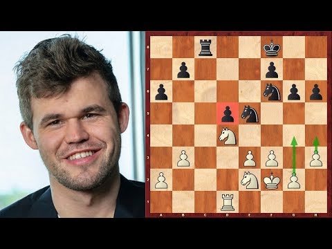 Видео: Шахматы. Блестящий ПОЗИЦИОННЫЙ ШЕДЕВР Магнуса Карлсена!