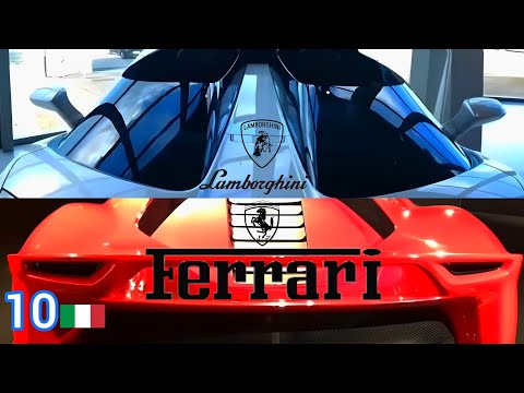 Видео: 10🇮🇹 Кто лучше? История Ferrari vs Lamborghini! #италия