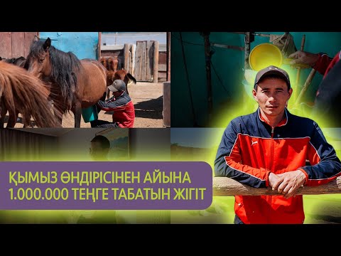 Видео: Выпуск #15 | Қымыз өндірісінен айына 1.000.000 теңге табатын жігіт | Саржал ауылы