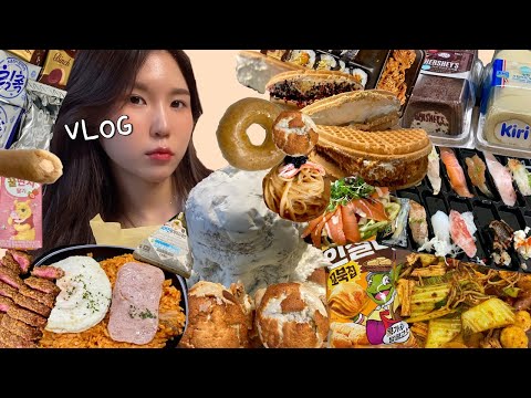 Видео: Субтитры) Два приема пищи в деньㅣMukbangㅣПерееданиеㅣ18: 6 прерывистое голодание ДИЕТА