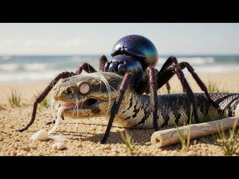 Видео: Паук, Которого Боятся Все Змеи в Мире