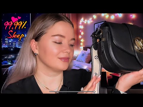 Видео: АСМР: Заглянем в мою сумочку! 🔍 Что я ношу с собой? 