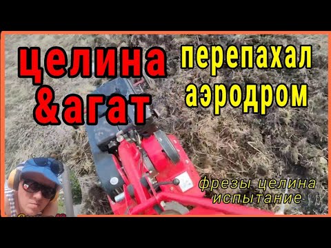 Видео: целина мотоблок агат
