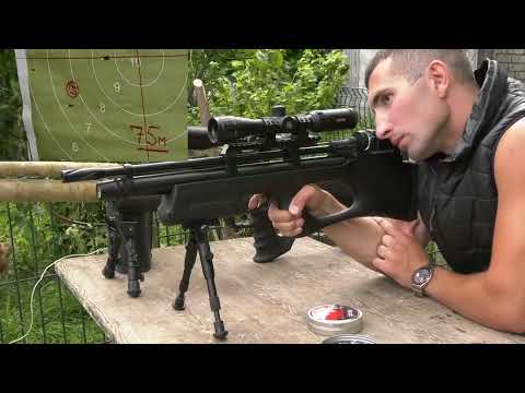 Видео: Fx bobcat 7.62 и Kral arms puncher breaker 6.35 отстрел на 60, 75 и 101 метр