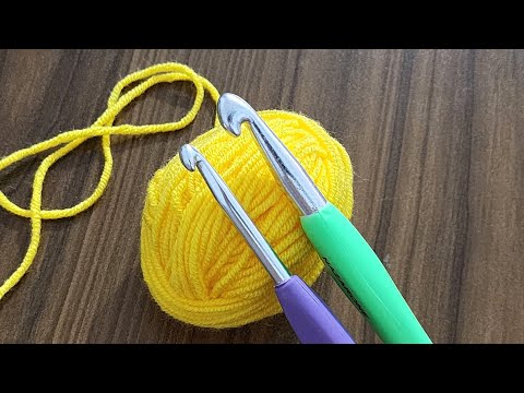 Видео: Легкий 2-рядный узор крючком для отличного и стильного узора! легкий стежок крючком