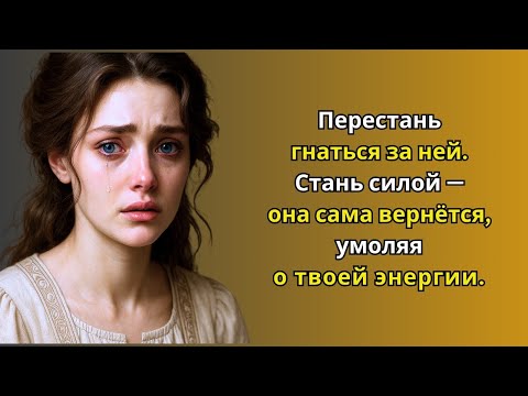 Видео: Перестань гнаться за ней  Стань силой — она сама вернётся, умоляя о твоей энергии