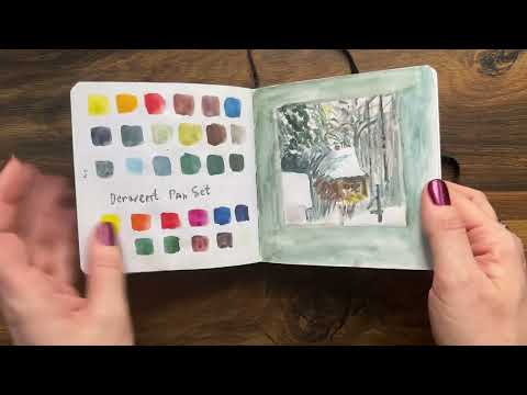 Видео: Ура! Новый блокнот! #sketchbooktour
