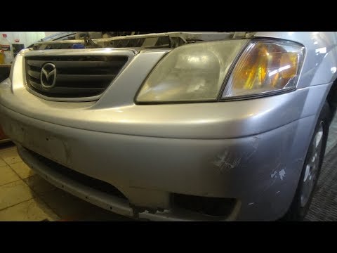 Видео: Как снять передний бампер, Mazda MPV.