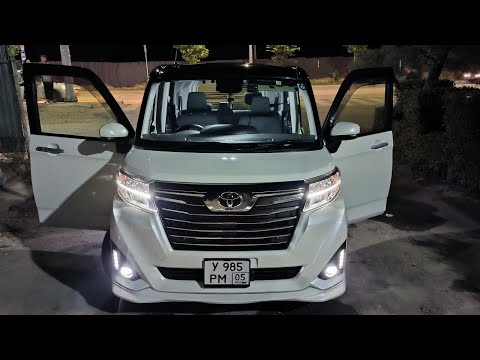Видео: Toyota roomy 2019 custom gt полный детальный  обзор.С тестом системой предотвращения столкновения 