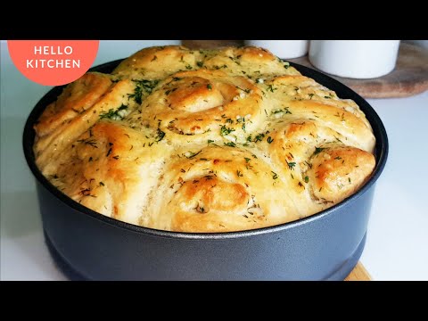 Видео: ДОМАШНИЙ ХЛЕБ В ДУХОВКЕ😍 Как испечь чесночный хлеб? Простой рецепт.