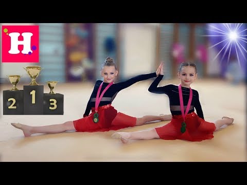Видео: СОРЕВНОВАНИЯ по Художественной гимнастике Школы Дерюгиных / БП /Обруч / Показательные выступления