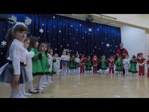 Видео: Коледно тържество 1ва Б група 8мо ОДЗ