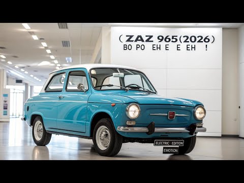 Видео: ZAZ-965 (2026) — Электрическое возвращение легендарного «Запорожца» ⚡🇺🇦