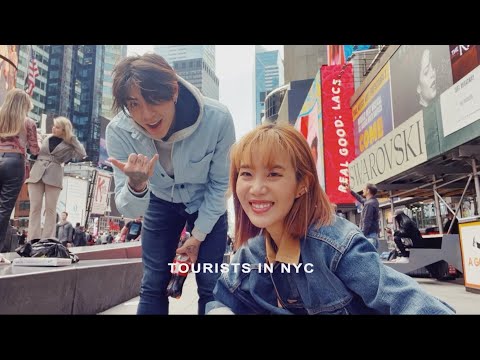 Видео: Туристы в Нью-Йорке!