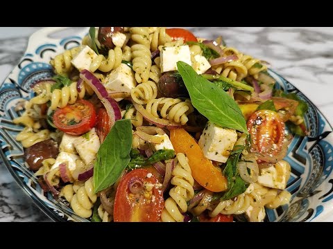 Видео: Салат из пасты.